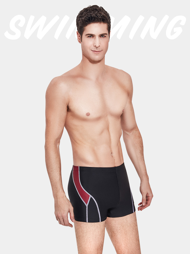 Y3908,休閑男士平角泳褲,圖片4