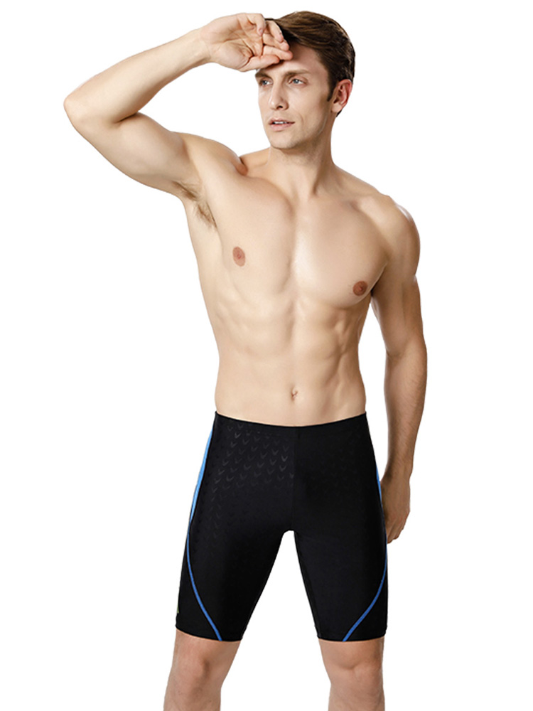 Y3808,休閑男士五分中腳泳褲,圖片3