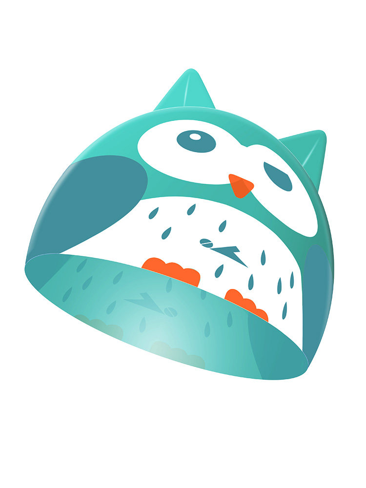 K0052,可愛卡通印花泳帽,圖片5