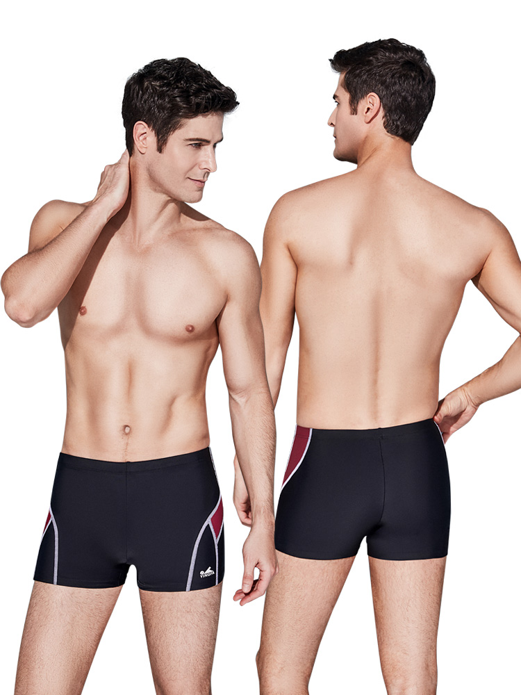 Y3908,休閑男士平角泳褲,圖片5