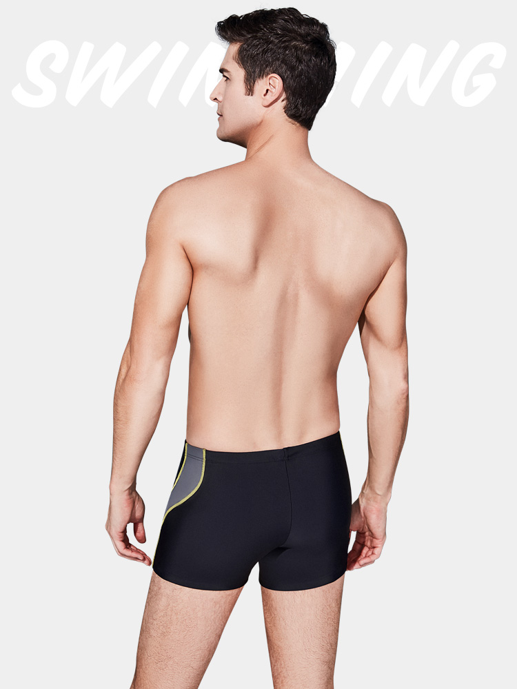 Y3908,休閑男士平角泳褲,圖片3