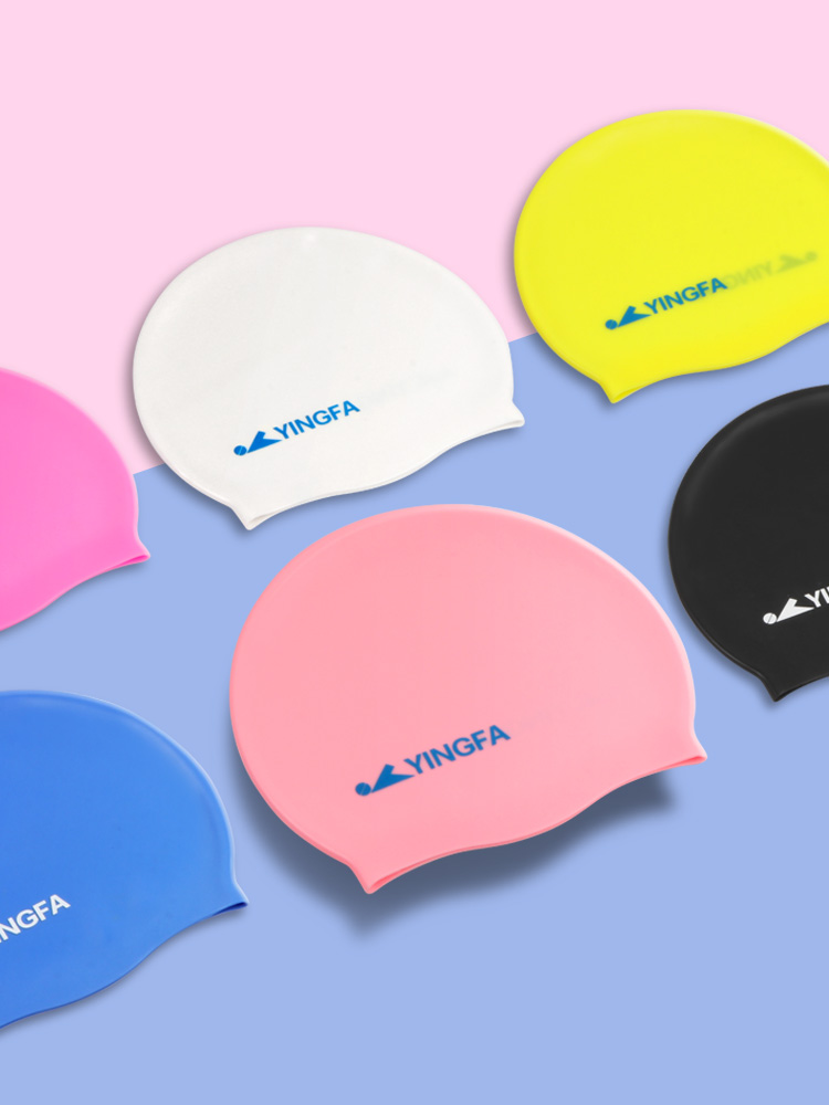 K0061,兒童純色游泳帽,圖片2