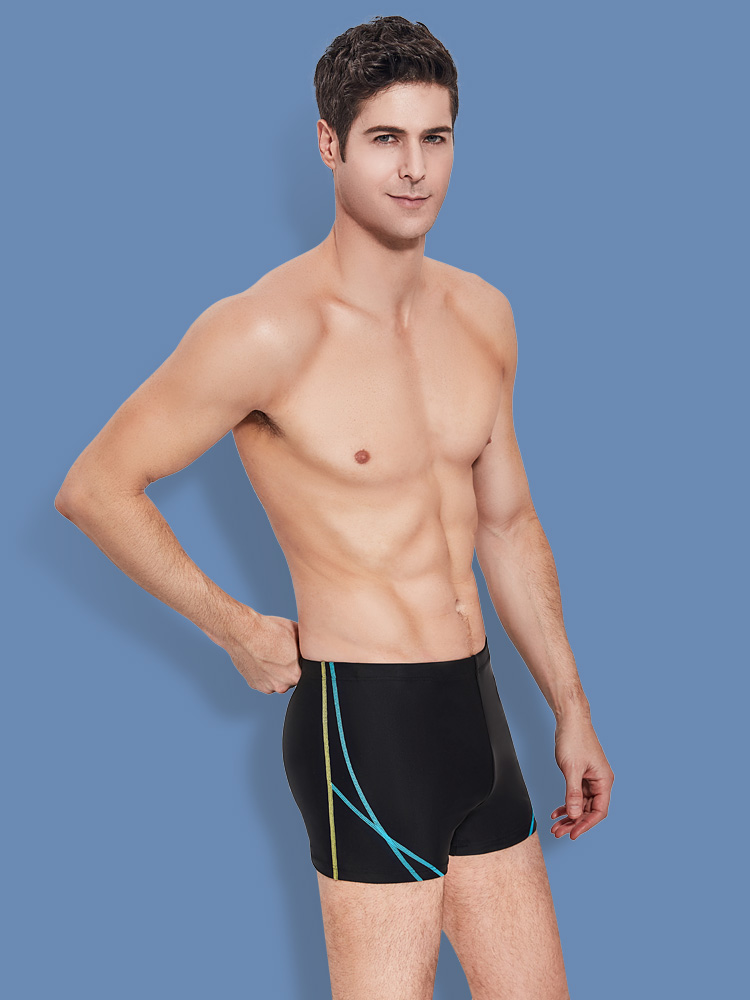 Y3909,休閑男士平角泳褲,圖片3