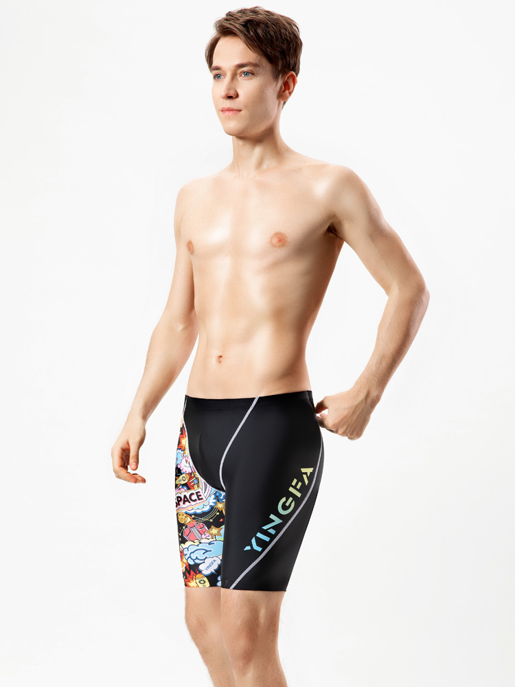 Y3927,五分平角及膝泳褲,圖片2