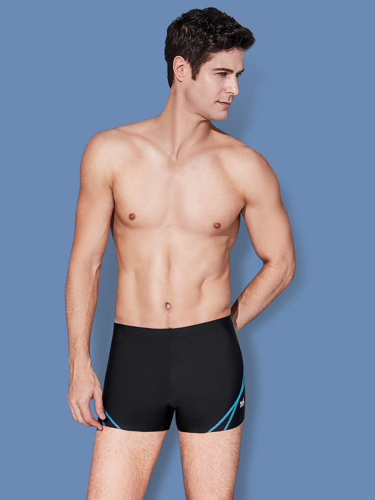 Y3909,休閑男士平角泳褲,圖片2