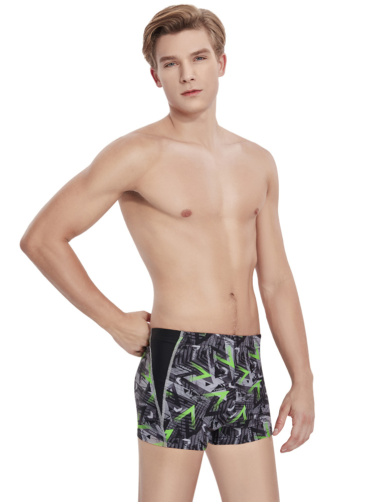 Y3907,休閑男士平角泳褲,圖片5