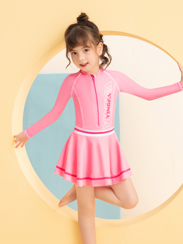 Y0522,兒童裙式游泳衣,圖片3