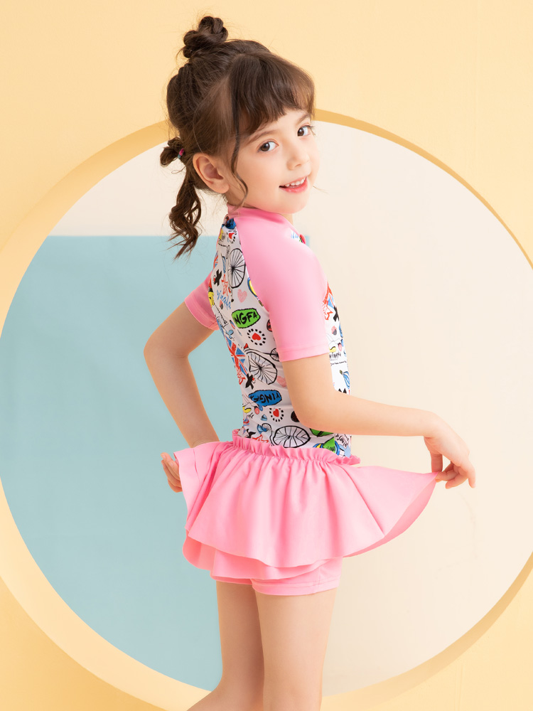 Y0523,可愛卡通游泳衣,圖片2