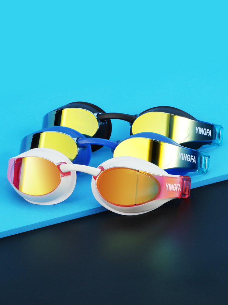 YF689AF(V),防霧高清電鍍膜專業(yè)泳鏡,圖片4
