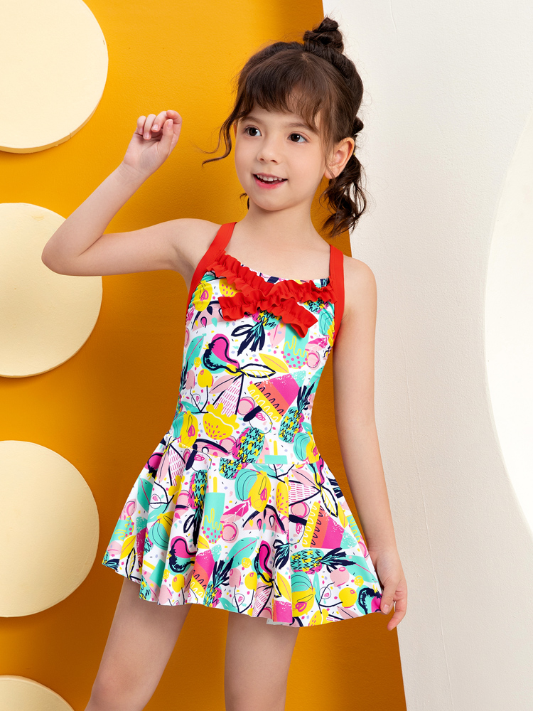 Y0527,兒童顯瘦游泳衣,圖片2