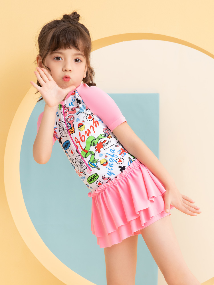 Y0523,可愛卡通游泳衣,圖片3