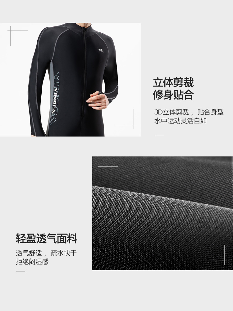 Y2139,男士連體水母衣,圖片2