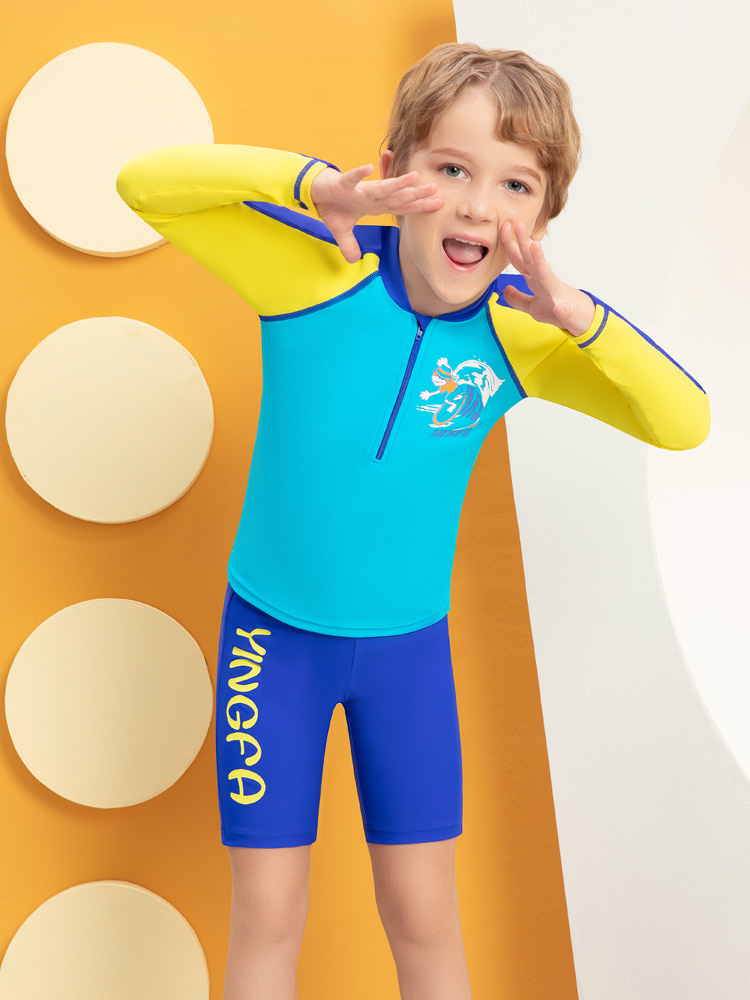Y0533,男童分體泳衣,圖片2