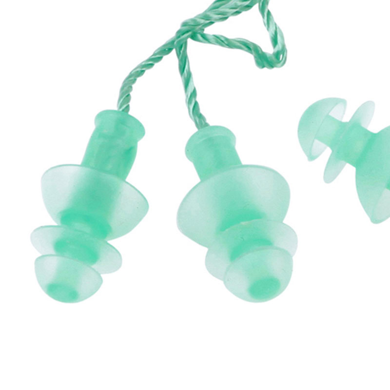 R086,硅膠螺旋耳塞(有繩),圖片2