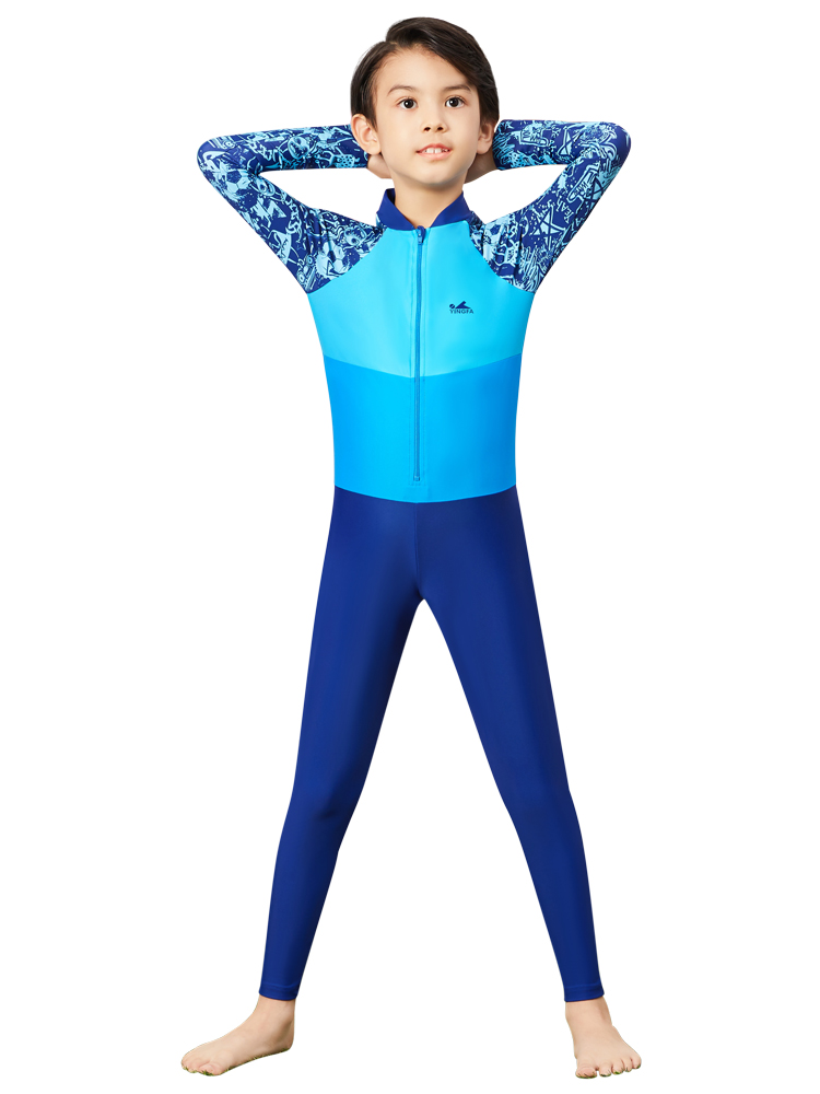 Y0378,兒童防曬游泳裝,圖片5