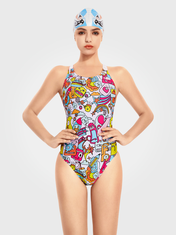 677,專(zhuān)業(yè)競(jìng)技三角連體泳衣,圖片1