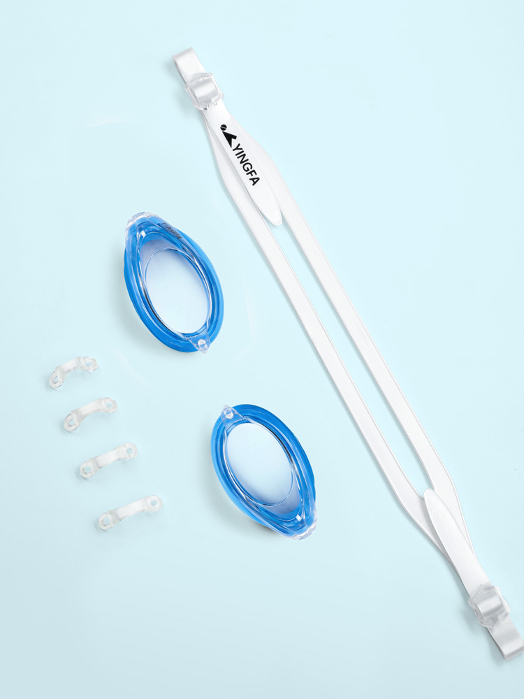 Y220AF,防霧中框平光泳鏡,圖片3