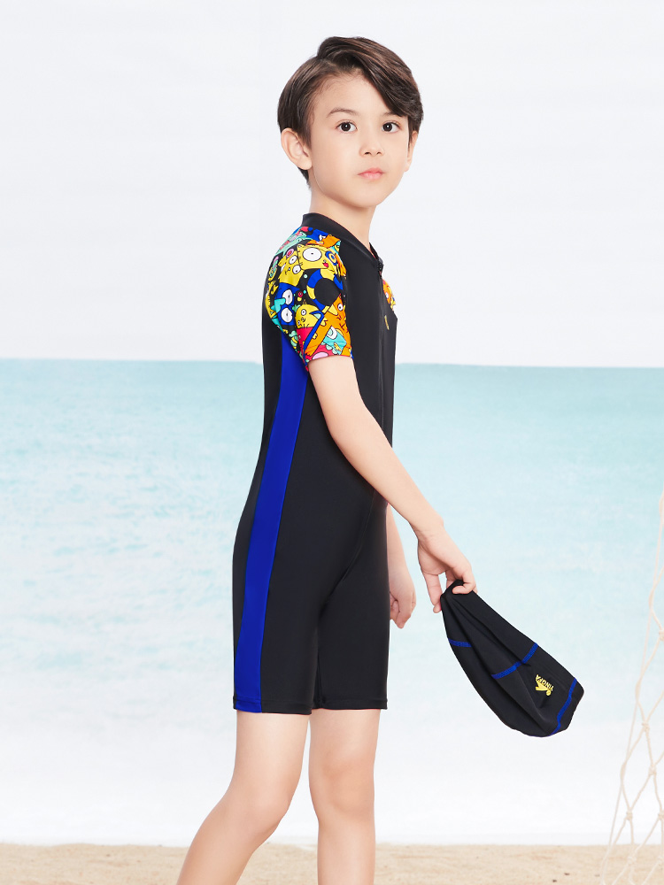 Y0508,兒童速干防曬泳裝,圖片4