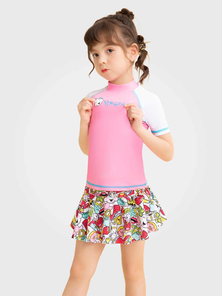 Y0528,兒童分體游泳衣,圖片1