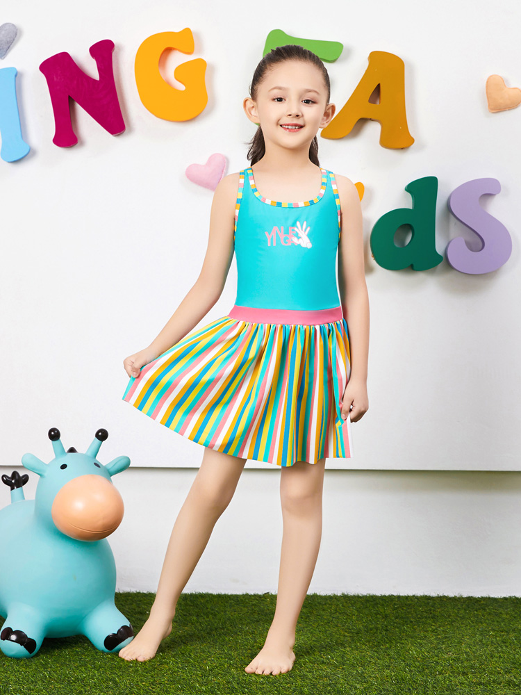 Y0387,可愛裙式泳裝,圖片2