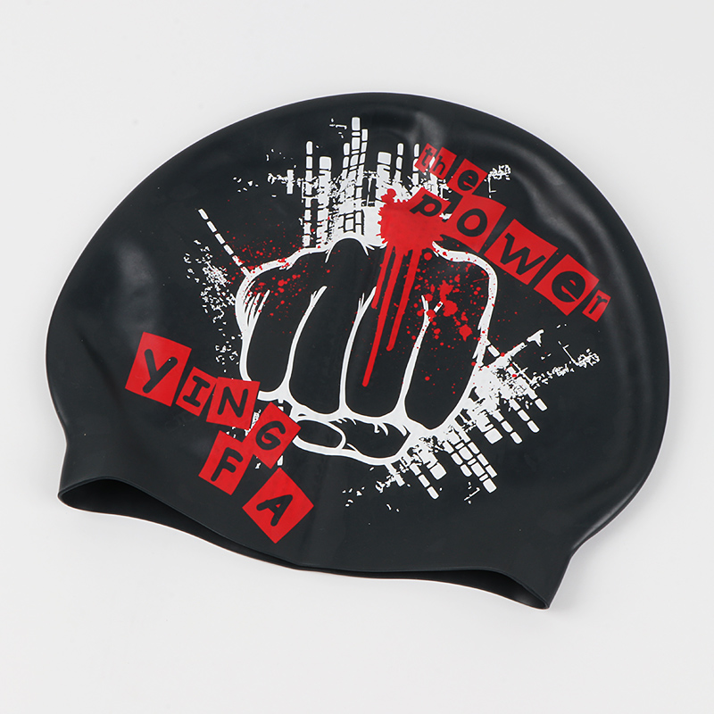 C0069,無皺顆粒游泳帽,圖片3