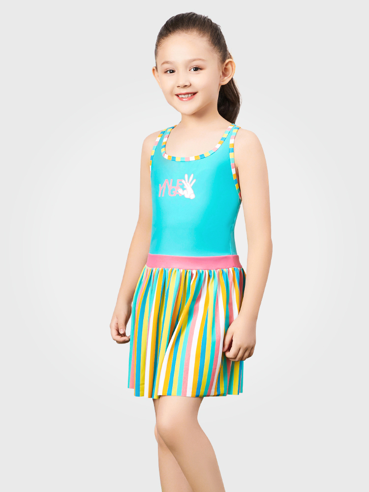 Y0387,可愛裙式泳裝,圖片1