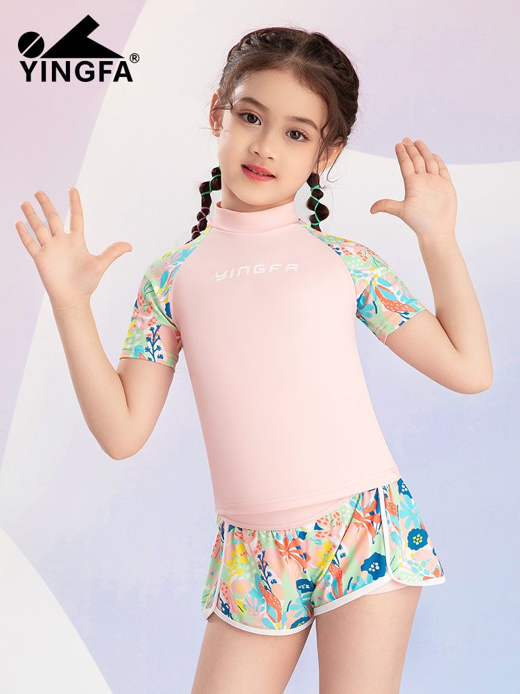 Y0541,女童分體泳衣,圖片1