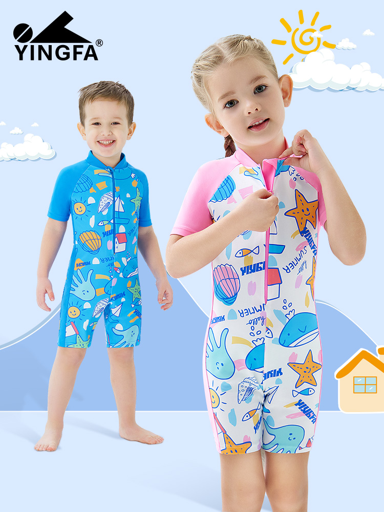 Y0556,兒童連體泳衣,圖片1