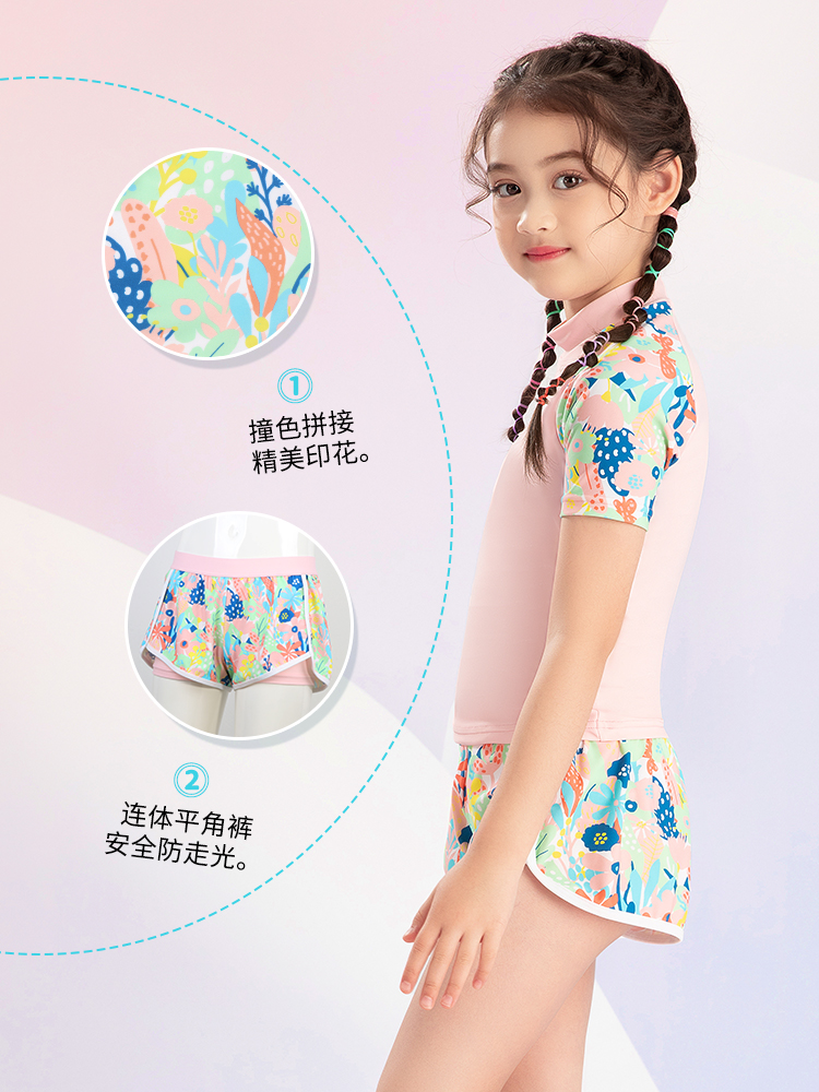 Y0541,女童分體泳衣,圖片3