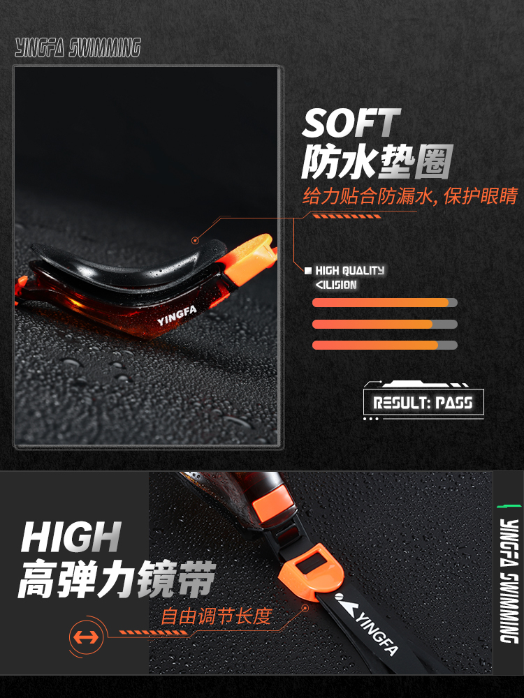 Y680AF,防霧大框成人泳鏡,圖片3