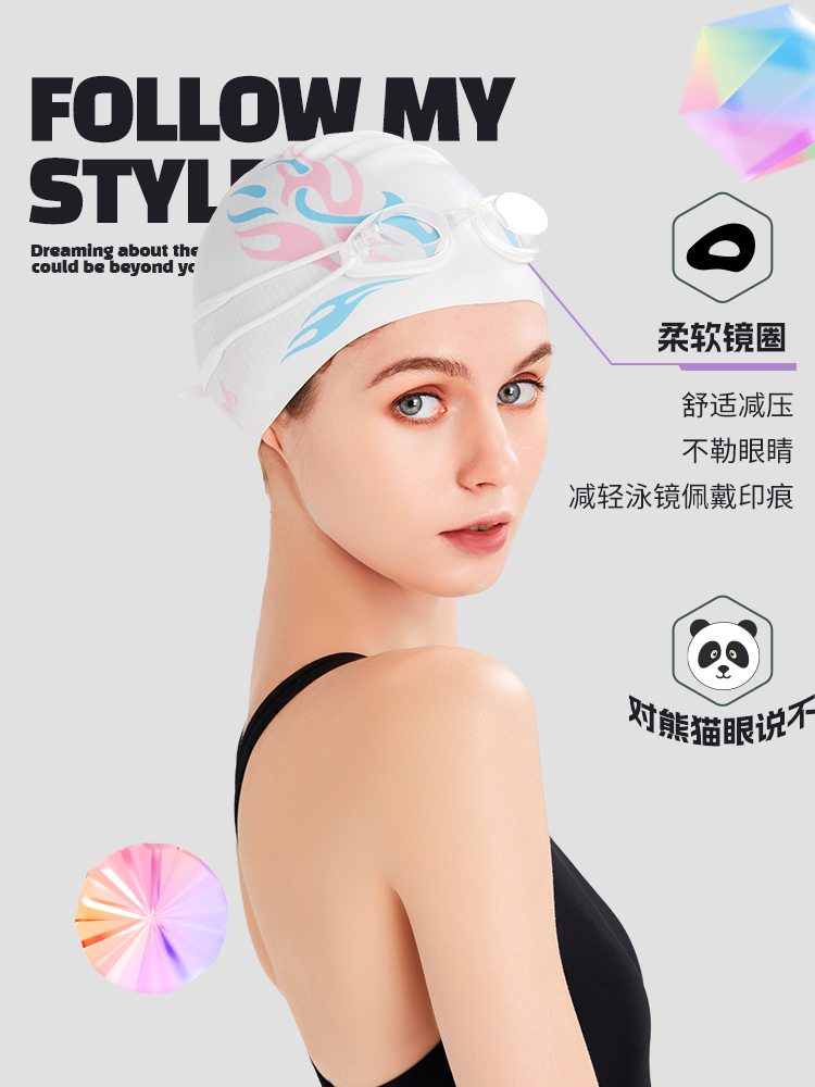 OK570AF,防霧近視小框泳鏡,圖片3