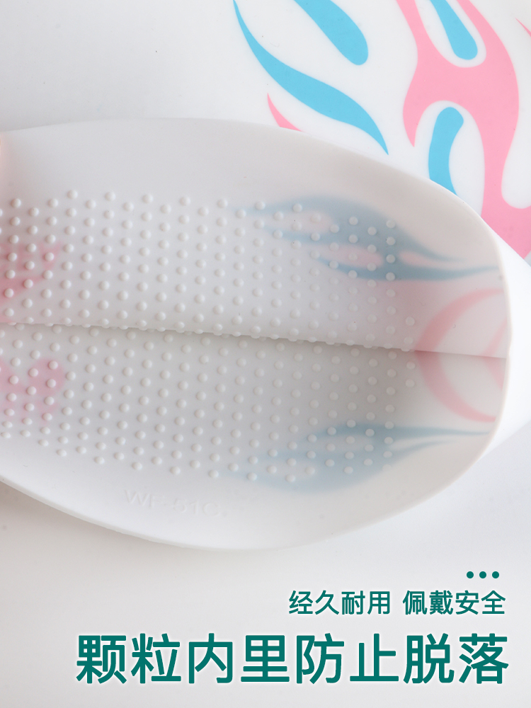 C0082,無(wú)皺顆粒游泳帽,圖片4