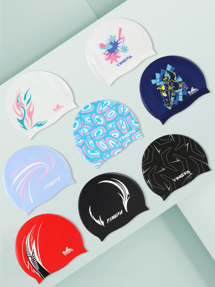 C0082,無(wú)皺顆粒游泳帽,圖片3