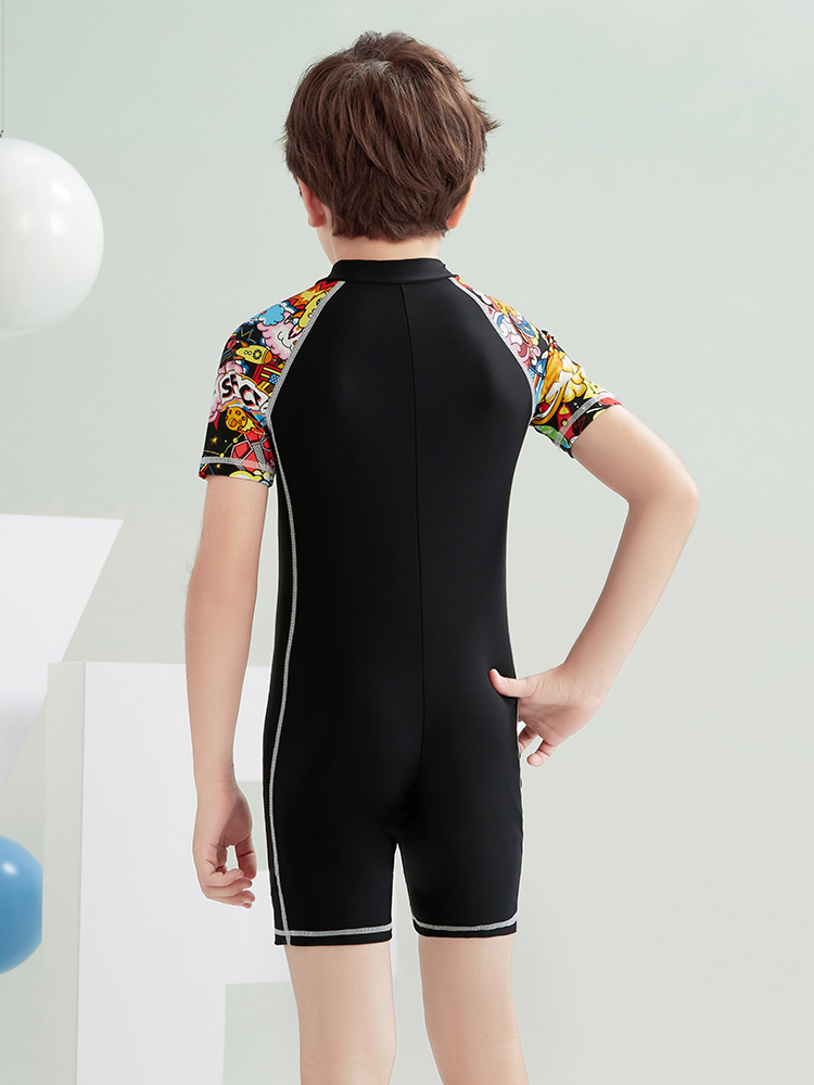 Y0568,男童連體泳衣,圖片4