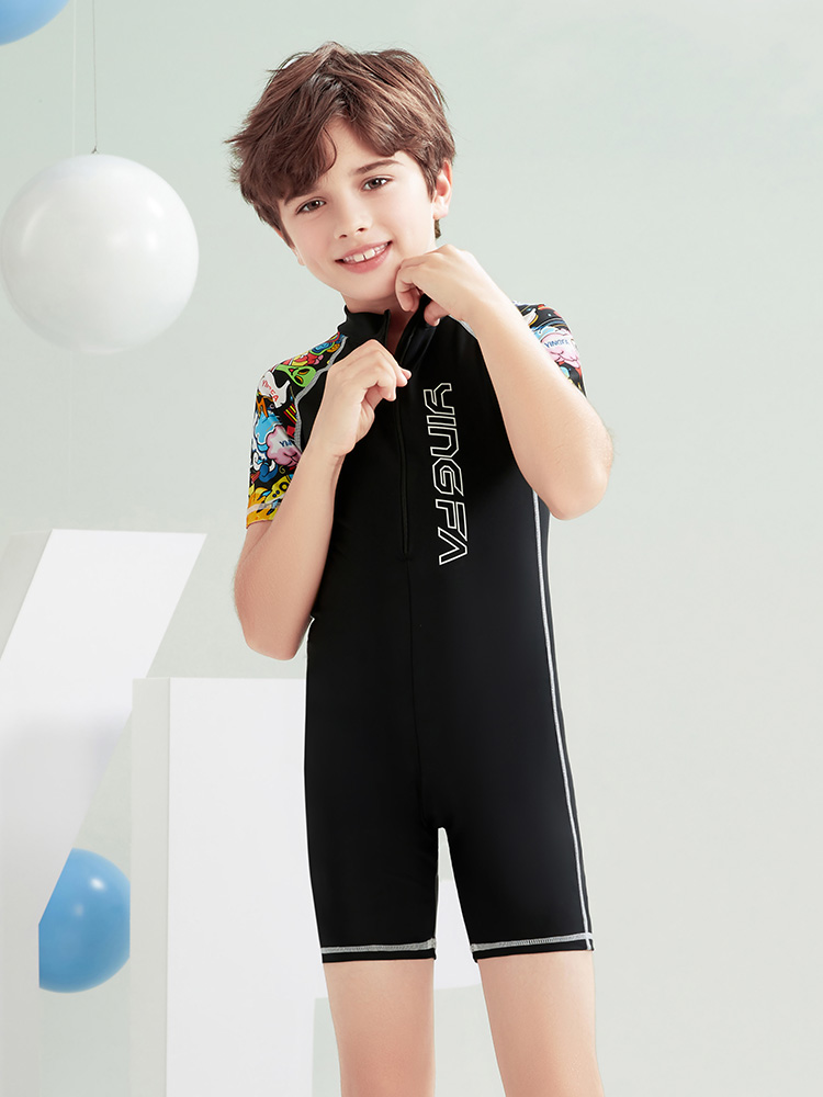 Y0568,男童連體泳衣,圖片2