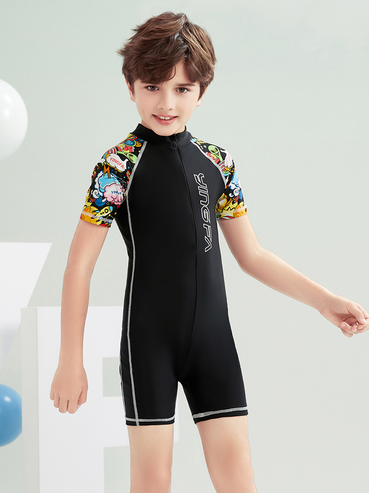 Y0568,男童連體泳衣,圖片5
