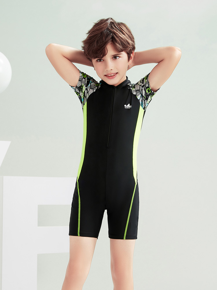 Y0567,男童連體泳衣,圖片2