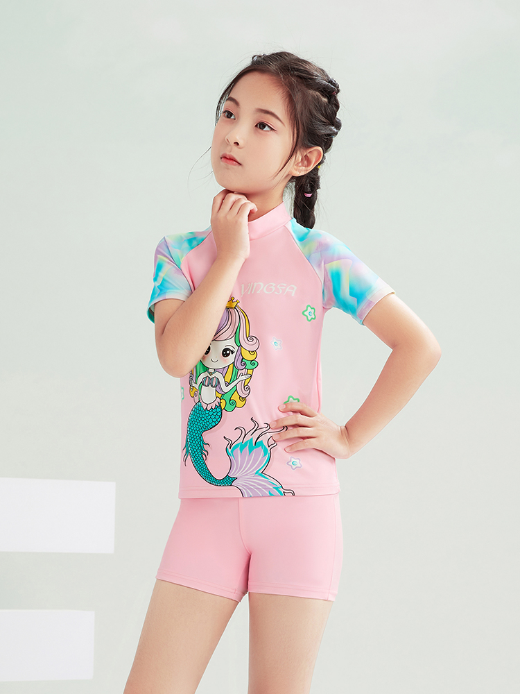 Y0595,女童分體泳衣,圖片5