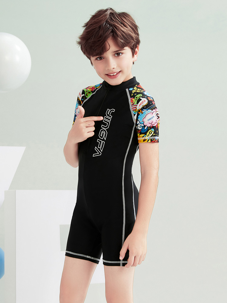 Y0568,男童連體泳衣,圖片3