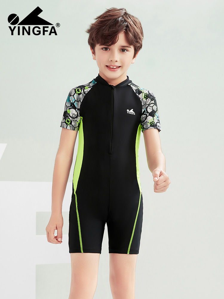 Y0567,男童連體泳衣,圖片1