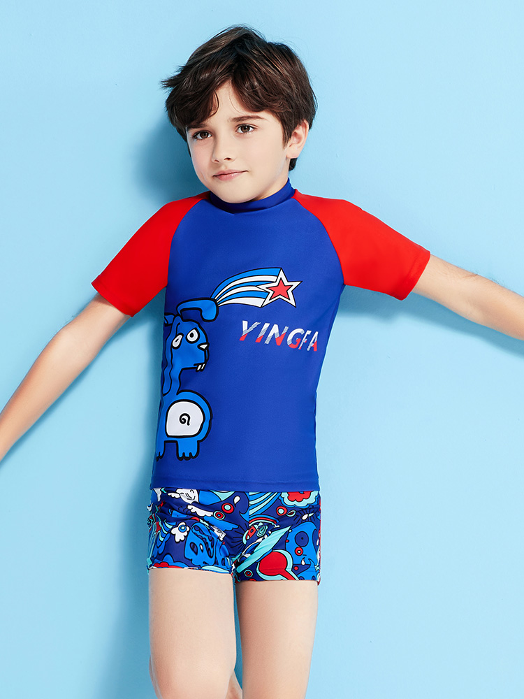 Y0559,男童分體泳衣,圖片4