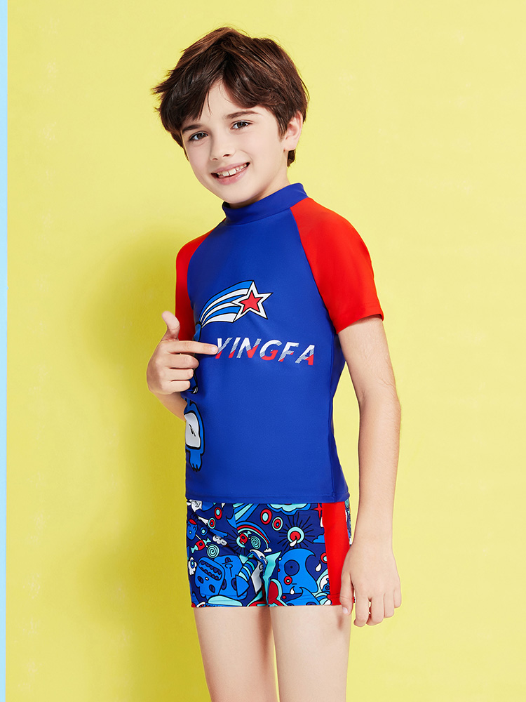 Y0559,男童分體泳衣,圖片2