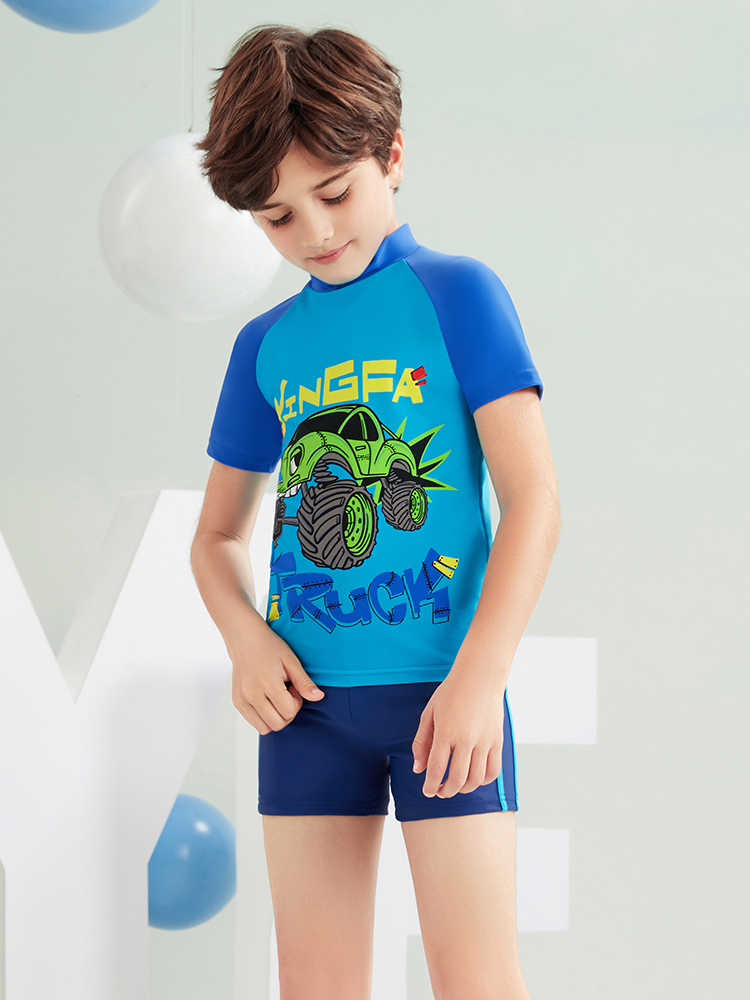 Y0558,男童分體泳衣,圖片4