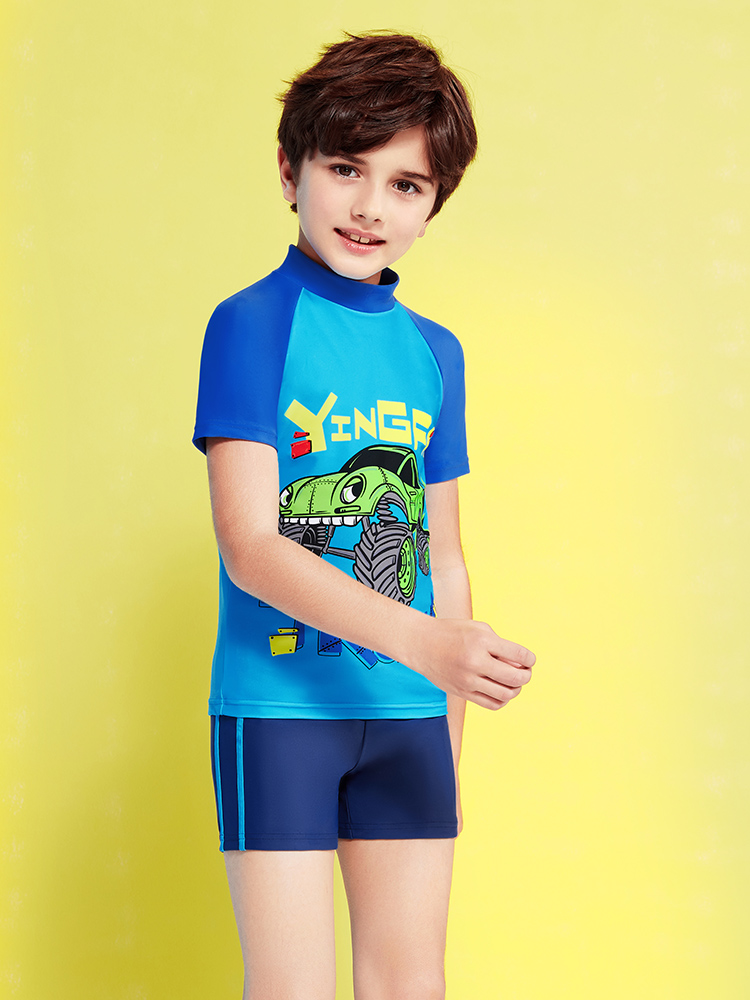 Y0558,男童分體泳衣,圖片2