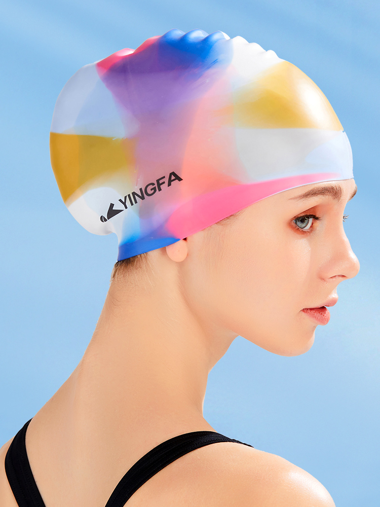 C0065,迷彩游泳帽,圖片3