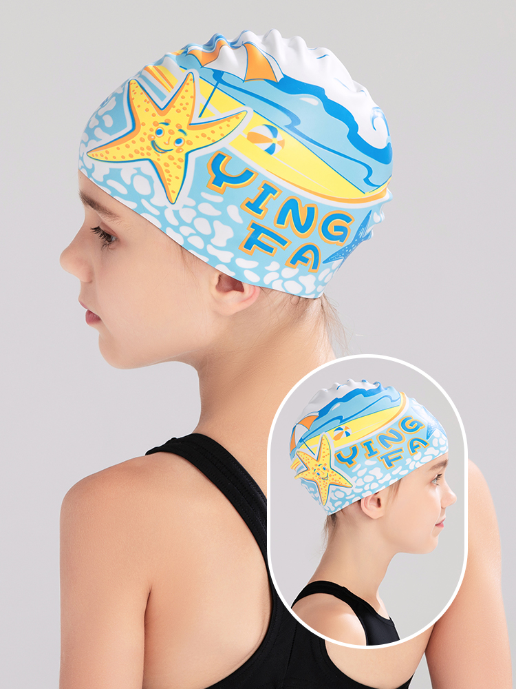 K0051-B,硅膠兒童泳帽,圖片3