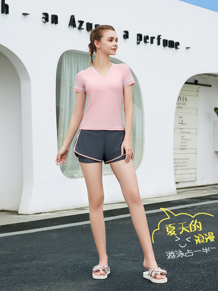 Y2325,平角分體泳衣,圖片5