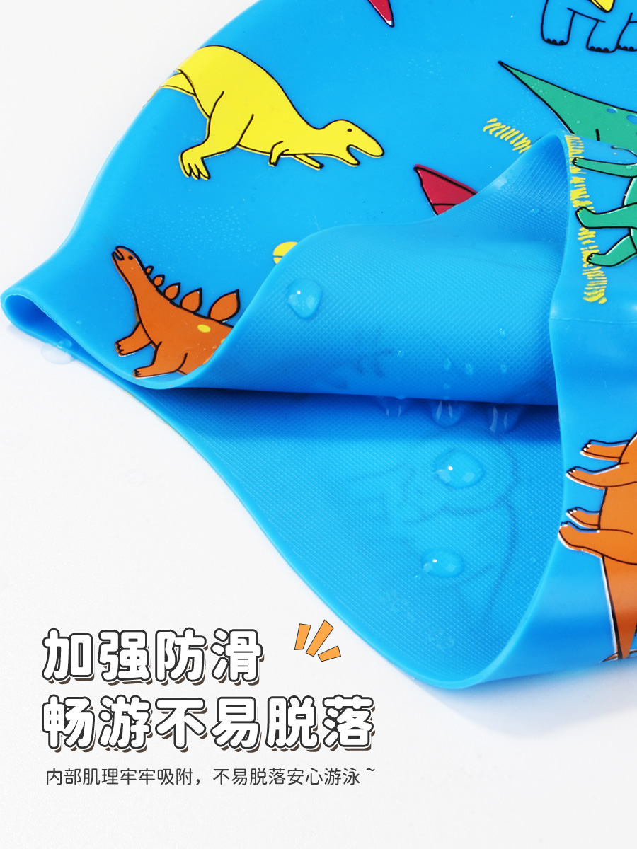 KN082,兒童硅膠泳帽,圖片4