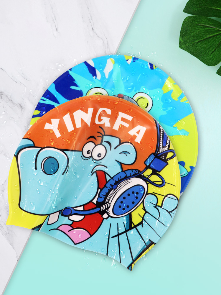 KN081,兒童印花泳帽,圖片2