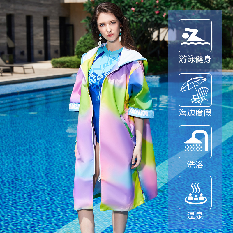 Y03,雙面絨印花毛巾衣(女),圖片1